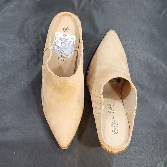 BRAND NEW JESSICA CARLYLE BLOCK HEEL PLATFORM MULE SHOE G1 - Picture 5 of 15